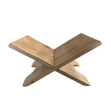 Vintage Reclaimed Elm Wood Book Stand