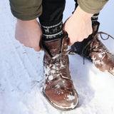 Print Alpaca Socks Grey