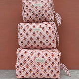 Daisy Check Wash Bag