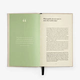 The Three Question Journal Linen - Daily Guided Wellbeing