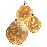 Organic Ball Ornament with LED
