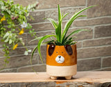 Large Dog on Legs Planter