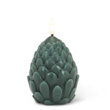 Small Pinecone LED Candle 4"