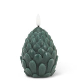 Small Pinecone LED Candle 4"