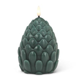 Large Pinecone LED Candle 5"