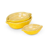 Lemon Nesting Bowls. Set of 4