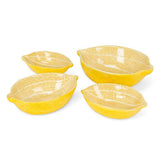 Lemon Nesting Bowls. Set of 4