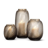 Small Swirl Barrel Vase