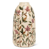 Large Floral Tall Vase
