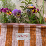 Jaipur Stripe Medium Pink Pouch