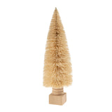 Sisal Bottle Brush Tree on Base , Natural
