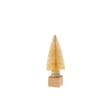Sisal Bottle Brush Tree on Base , Natural