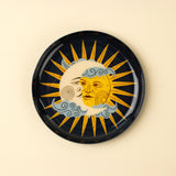 Sun and Moon Decorative Enameled Tray