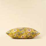 20x20 Block Print Pillow, Yellow