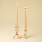 Callista Glass Candleholder S, Blush
