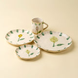 Painted Petals Plate S, Lemon