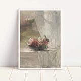 Flower Arrangement Vintage Art Print 11x14 with Frame