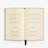 The Three Question Journal Linen - Daily Guided Wellbeing