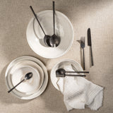 Tumbled Black Tides Salad Servers S/2