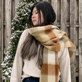 Blanket - Throw - Cinnamon Check