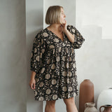 Mira Mini Dress - Night Flower -