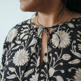 Mira Mini Dress - Night Flower -