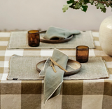 Linen Napkin Terra Fringe  NATURAL