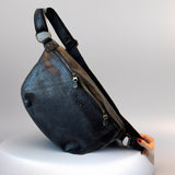 Sling Leather Bag with Cow Head