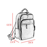 Soft virgin Italian leather backpack