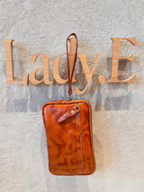 Vintage Leather Phone Pouch