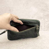 Vintage Leather Phone Pouch