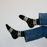 Holiday Stripe Alpaca Socks BL