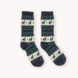 Holiday Stripe Alpaca Socks BL