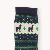 Holiday Stripe Alpaca Socks BL