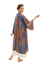 Denim Tapestry Kimono Gown