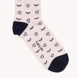 Heart Warmer Print Socks