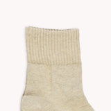 Striped-Solid Pima Socks - Pack of 2 (Honey)