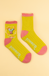 Letter Y Ankle Socks