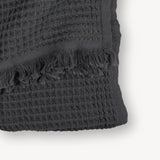 French Waffle Towel Anthracite