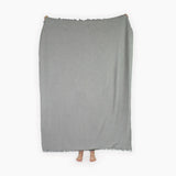 Throw - Crinkle - Charcoal / Grey