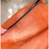 Sling Leather Bag with Cow Head E Design