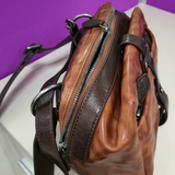 Sling Leather Bag Brown