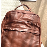 Soft virgin Italian leather backpack