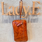 Vintage Leather Phone Pouch