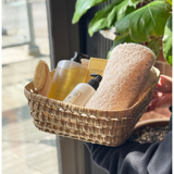 Square  Palm Leaf Basket