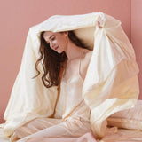 Silk Double Quilt Bedding - Ivory