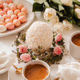 Floral Egg - Decorative Candle