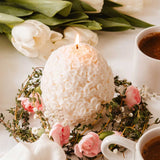 Floral Egg - Decorative Candle