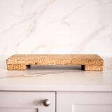 Trivet Riser Solid Reclaimed Elm Wood