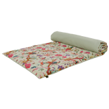 BEDROLL BIRDY QUILT COVER CELADON VELVET